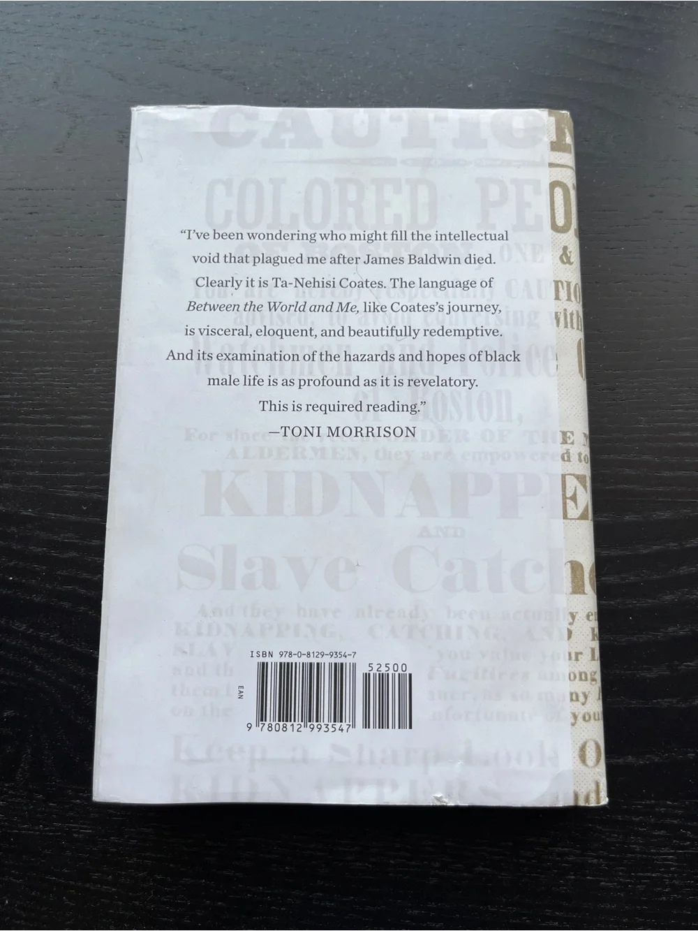 Ta-Nehisi Coates Between the World and Me Book Hardcover National Book Award